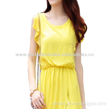 Polyester Georgette Fabric, Azo-free, Used for Fashionable Dress and Garments Use